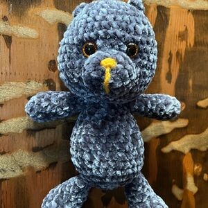 Plush Blue Teddy Bear Toy